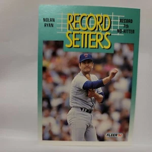 1992 Fleer #682 Nolan Ryan Texas Rangers HOF - Picture 1 of 2