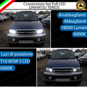 KIT FARI A LED DAIHATSU TERIOS I ANABBAGLIANTI ABBAGLIANTI LUCI POSIZIONE 6000K - Foto 1 di 5