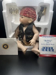 Franklin Mint Harley Davidson "Bobby The Little Biker Baby" in OVP - Bild 1 von 10