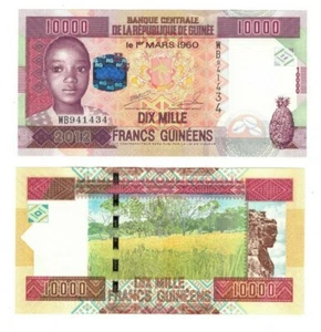 Billete Guinea 2012 10000 francos P46 unc - Imagen 1 de 1