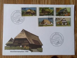 W109-SOBRE 1º DIA ALEMANIA 1996 Nº1715/9 CASAS TIPICAS ALEMANIA BONITOS 15,00€ - Imagen 1 de 1