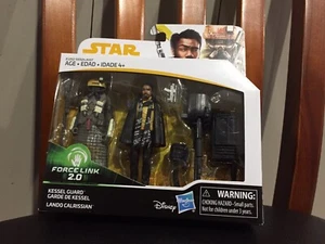 Star Wars Force Link 2.0 Kessel Guard & Lando Calrissian 3.75 Inch Sealed - Picture 1 of 2