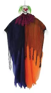 Gruselige 67" gruselige hängende böse Schädel Clown Requisite - Bild 1 von 1