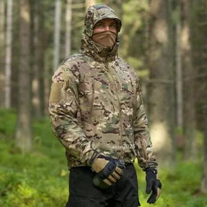 Men's Soft Shell Tactical Waterproof Coat Windproof Waterproof New Winter Jacket - Picture 1 of 32
