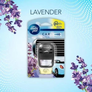 Ambi Pur Car Freshener 7.5ml Lavender, Starter Kit Scent continuously - Picture 1 of 5