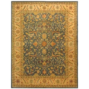 SAFAVIEH Antiquity Collection AT14E Handmade Blue Rug - Picture 1 of 30