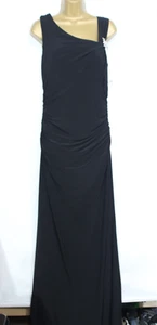 Cachet Evening Dress Size 10 Prom Wedding Designer Black Sleeveless Tall Womens - Picture 1 of 11