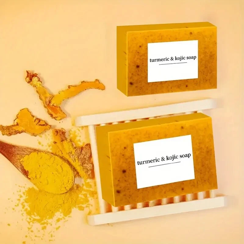 Tumeric  Lemon + Kojic Acid Soap Skin Whitening Dark Spot 3.53oz - Image 1 of 4