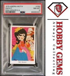 SNOW WHITE PSA 8 1978 Andra Motiv Dina Idoler II A Disney #100 - Picture 1 of 2