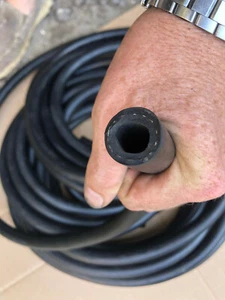 10 METERS 3/8" 10mm Reinforced Rubber Hose Petrol Diesel Water Line Pipe Hose - Picture 1 of 1