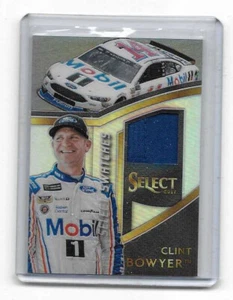 2017 Panini Select NASCAR Racing Select Swatches Clint Bowyer RACE-USED - Picture 1 of 1
