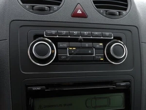 Fits VW Caddy 2010-2017 Aluminium Rings for Vent Control Heater Control x2 - Picture 1 of 5