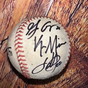 MLB signed handsigniert Baseball Ball UNBEKANNTE SPIELERSIGNATUREN Sammlerstück LESEN - Bild 1 von 10