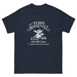 Vintage 1912 Poster for Progressive Bull Moose Party Roosevelt T-Shirt - Picture 1 of 11