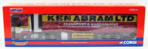 Corgi 1/50 Scale Model Truck CC13907 - Foden Alpha Curtainside - Ken Abram Ltd. - Picture 1 of 8
