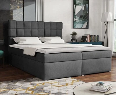 Boxspringbett Gantro Box Matratze Bettkästen Topper Ehebett Loft Doppelbett - Bild 1 von 3