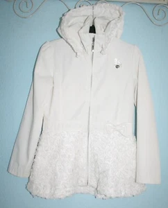 Ƹ̵̡Ӝ̵̨̄Ʒ S&D Le Chic Studs & Diamonds Jacke Jacke Weiß Rosen Festlich Gr 134 140 - Bild 1 von 9