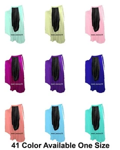 Gonna Pannello Linea Gonna Fessura Alta Danza Tribale ColorCasual Abbigliamento Danza del Ventre S39 - Foto 1 di 45