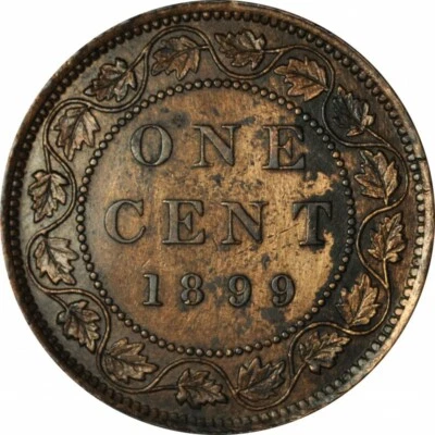 1899 CANADA LARGE CENT - VERY NICE CHOICE BU R/B - EYE APPEAL! -d207dtdh - Image 1 of 2