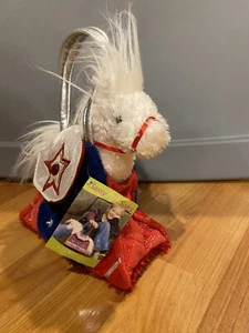 Sassy Pet Saks by Douglas Rare Preowned with tag White horse  - Picture 1 of 7
