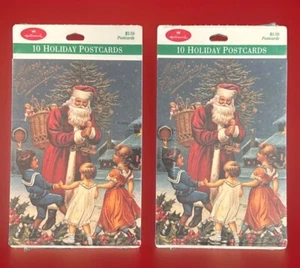 Hallmark 2 Set 10 Weihnachtsfeiertag Postkarten Santa Historical Collection USA - Bild 1 von 6