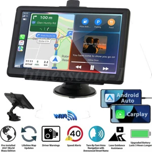 7" Car Stereo Radio Touch Screen Player Car Navigator Android/Apple Carplay - Picture 1 of 18