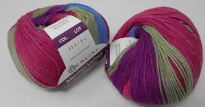 2 Skn Berlini Merino Velvet 100% Superwash Extra Fine Merino Wool Sock Yarn #111 - Picture 1 of 1