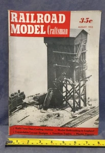 Railroad Model Craftsman August 1953 Build Your Own Coaling Station - Picture 1 of 4