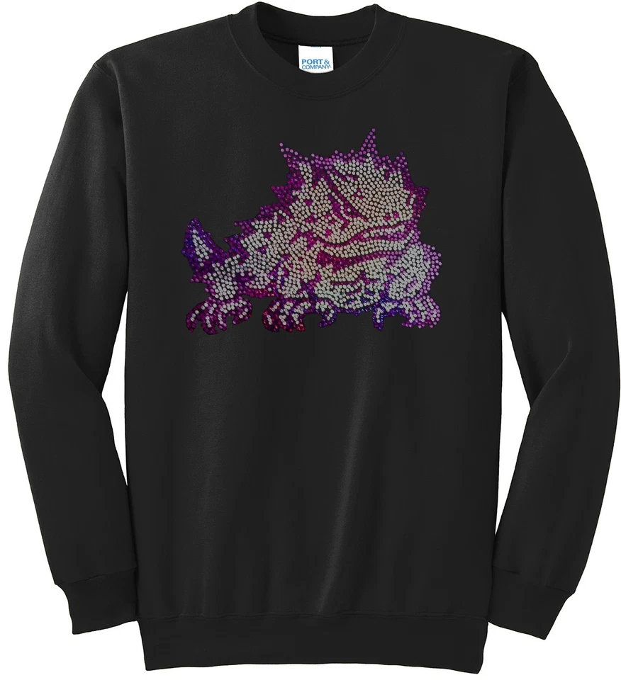 Mujer Texas Christian University TCU Damas Bling Sudadera Mujer S-XL Foto 1 de 1