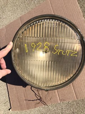 Farol Stutz 1928 1927 original com lente de vidro ParaBeam - Imagem 1 de 4