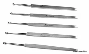5x FOX Lupus Curette 14 cm 3 mm skin dermatology foot care pedicure - Picture 1 of 2