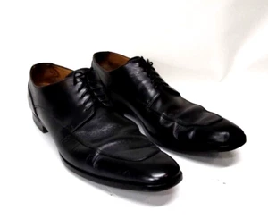 Scarpe eleganti uomo Hugo Boss pelle Oxford stringate nere Italia taglia 11 - Foto 1 di 24