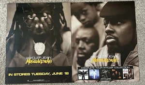 FUGEES WYCLEF JEAN 2002 2-SIDED PROMO POSTER Masquerade 24x30 NM Rap Hip Hop - Picture 1 of 9
