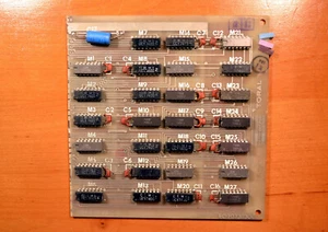 VINTAGE CIRCUIT BOARD EVM ES-7033/1300 Mainframe Computer PCB Assembly USSR - Picture 1 of 9