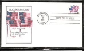 US SC # 2531 Flags On parade FDC. Artmaster Cachet. - Picture 1 of 1