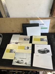 SAAB 93 9-3 OWNERS MANUAL HANDBOOK & WALLET 2004 MODELS #GVZ - Picture 1 of 6