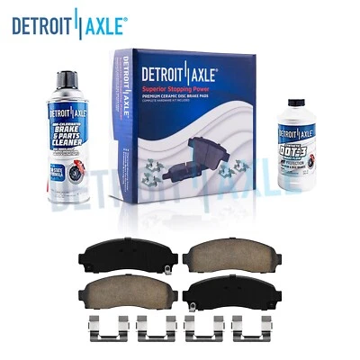 Front Ceramic Brake Pads + Hardware for 2002 2003 2004 2005 2006 - 07 Saturn Vue - Image 1 of 4