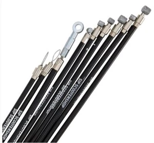 Kit de cables SIP Performance para Vespa 50-125PV/ET3 negro acero inoxidable - Imagen 1 de 1