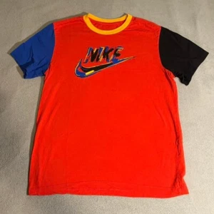 Rare Nike red and yellow sportswear tee size medium - Picture 1 of 3