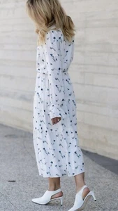 Nwt ! Joie Waneya Floral-print Midi Dress, S, Sold Out Everywhere - Picture 1 of 7