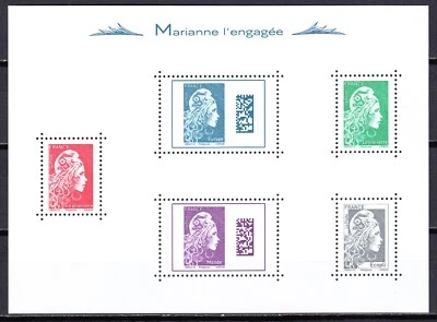 FRANCIA 2018.    YV.  BF143. MARIANNE L' ENGAGÉE.  MNH. - Imagen 1 de 2