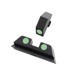 Optics Glow Night Fiber Sights For Glock 17,19,22,23,26,27,33,34,35,37,38 45 - Picture 1 of 4