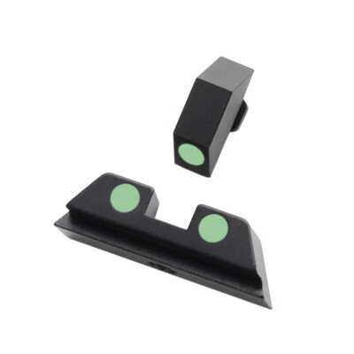 Optics Glow Night Fiber Sights For Glock 17,19,22,23,26,27,33,34,35,37,38 45 - Image 1 of 4