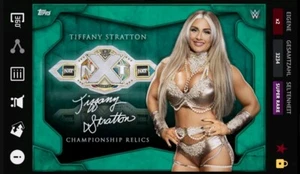 Tiffany Stratton  NXT Champion Auto Relic Digital Card Super Rare WWE Slam 25  - Zdjęcie 1 z 3