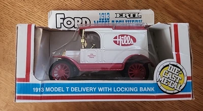 Ertl Die-Cast Metal 1913 Modelo T Ford Hills Entrega Réplica Banco Escala 1/25 Foto 1 de 4