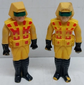 Lote de 2 Caballero Astro Amarillo Fisher Price Adventure People 1978 Vintage #379 - Imagen 1 de 6