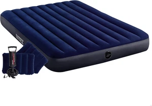 Intex Colchón Hinchable Dura-Beam, Cama De Aire Inflable Para Camping Color Azul - Imagen 1 de 12