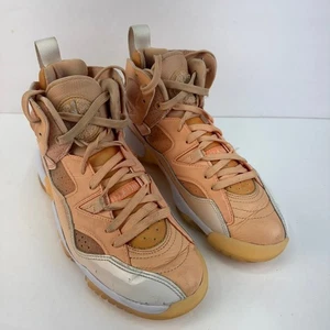 Nike Air Jordan Two Trey Sneakers Donna 7.5 Marrone Pesca Bianco Scarpa da Basket - Foto 1 di 18