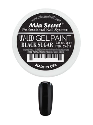 Гелевая краска Mia Secret — черный сахар (0,18 унции/5 г) - Изображение 1 из 1