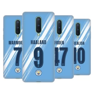 KIT HOME GIOCATORI MAN CITY FC 2025/26 CUSTODIA GEL MORBIDA PER TELEFONI GOOGLE ONEPLUS - Foto 1 di 11